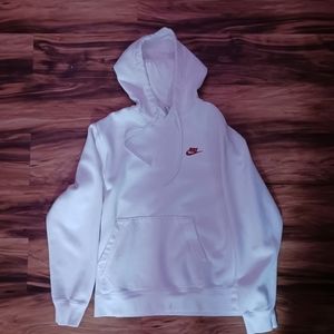 Nike white hoodie